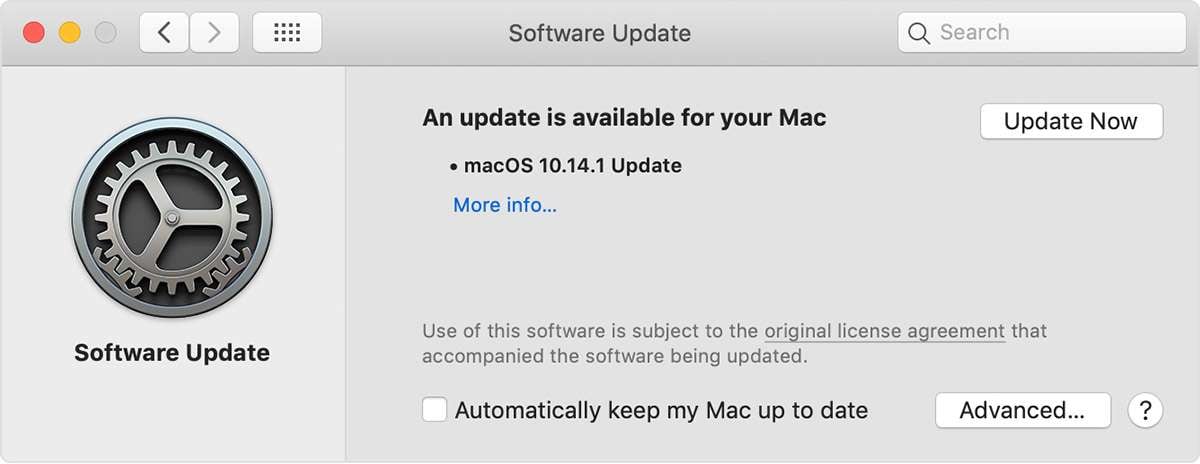 update the software