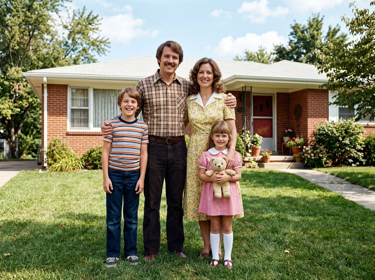 fix old family photo after