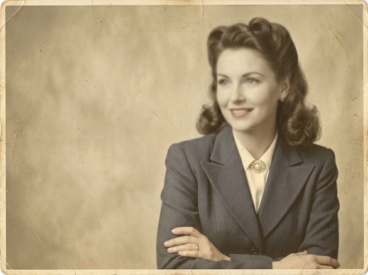 fix old portrait before