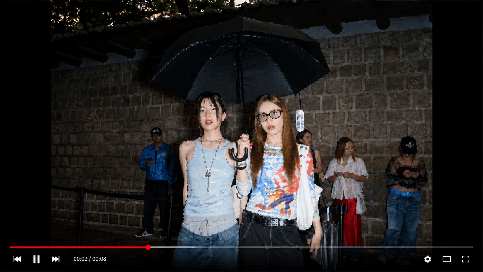 fix pixelated video before