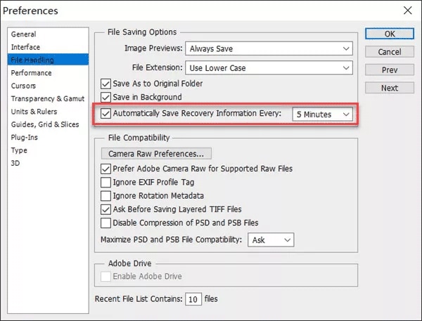 fix psd files from autodiscovery