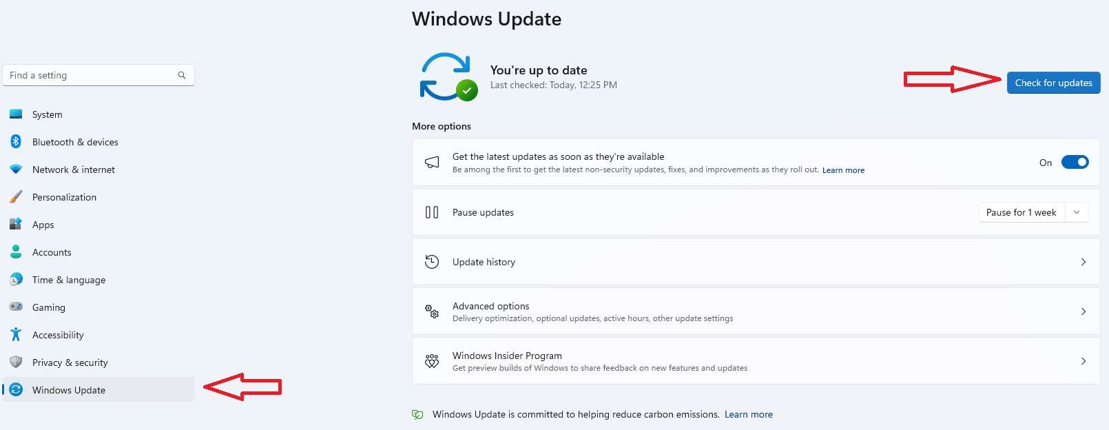 update your windows operating system