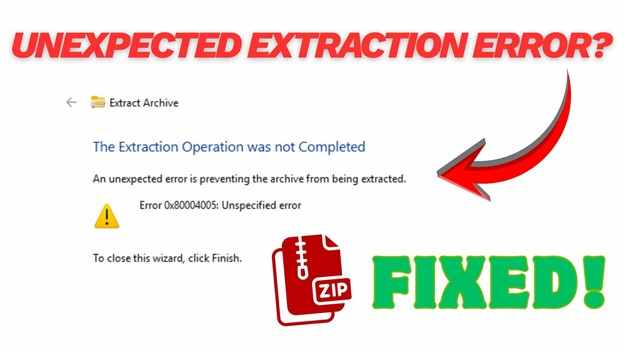 Fixing Archive Extraction Errors