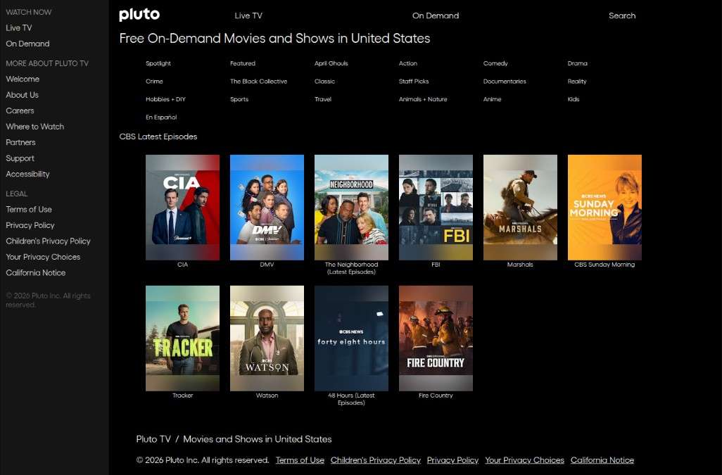 pluto tv