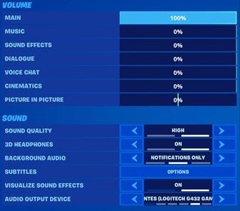 check in-game settings
