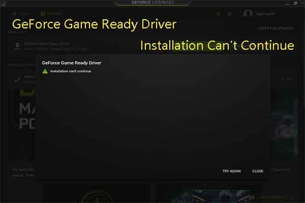 Top Solutions When GeForce Installation Cannot Continue on Your PC