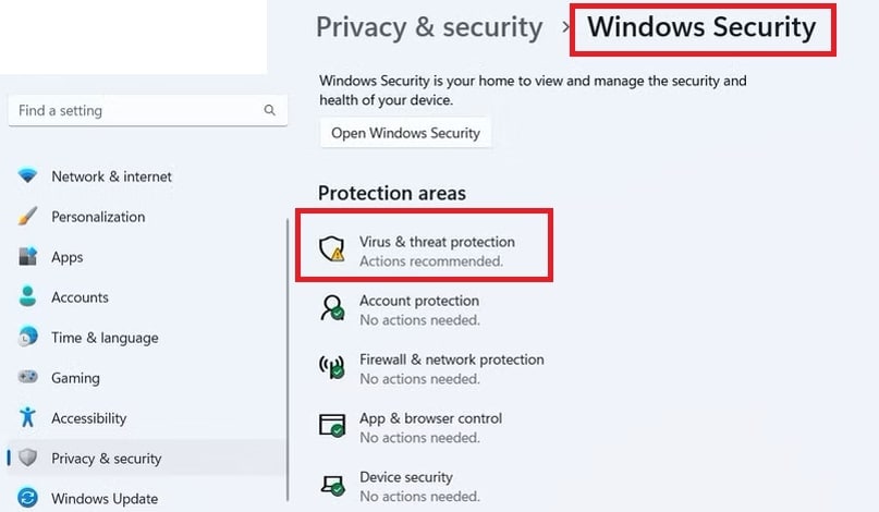 windows security