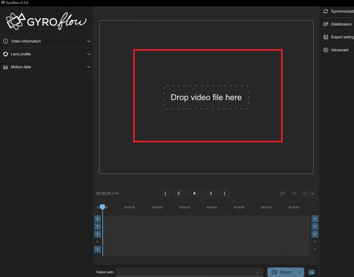 import gopro video to gyroflow