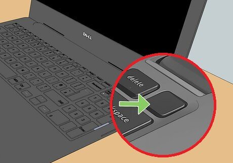 press the dell button