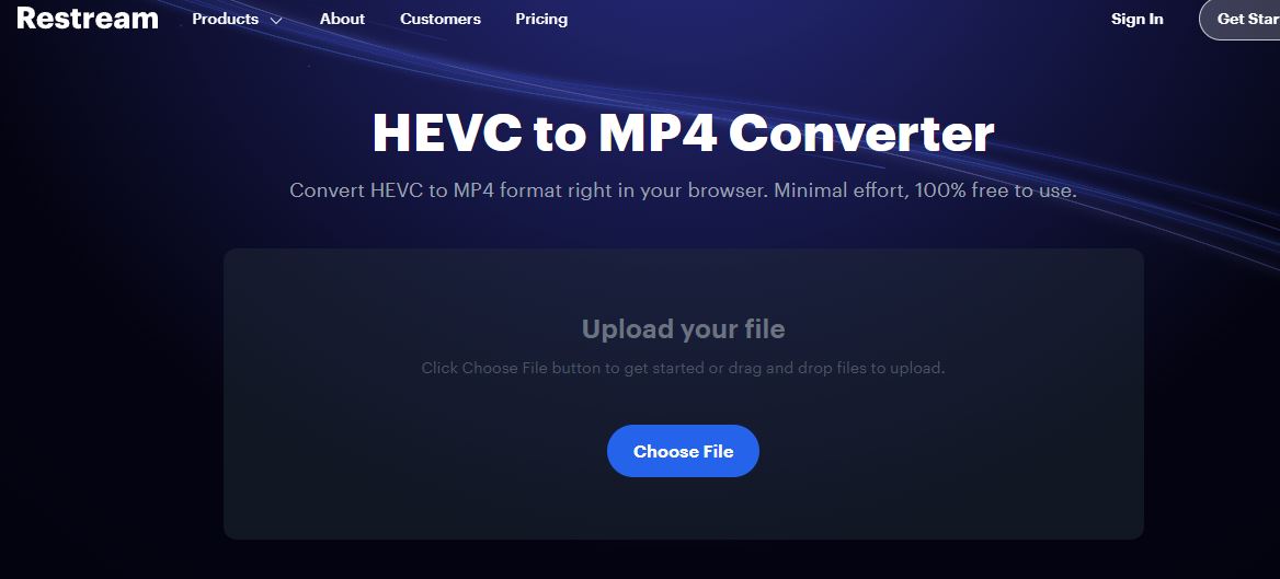 restream choose file
