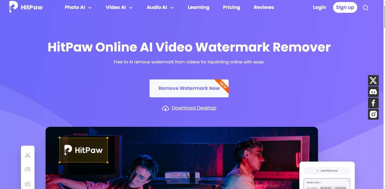 hitpaw video watermark remover 