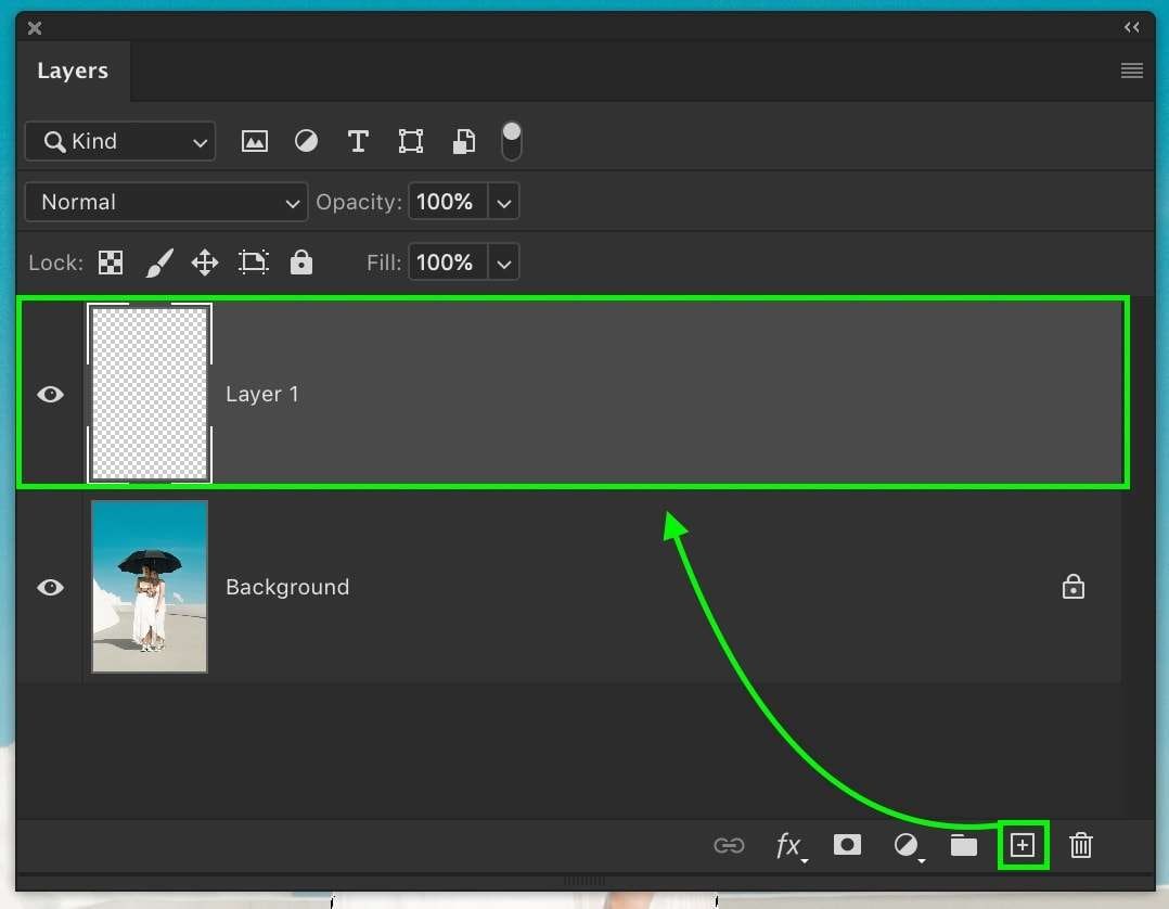 choosing the layer 