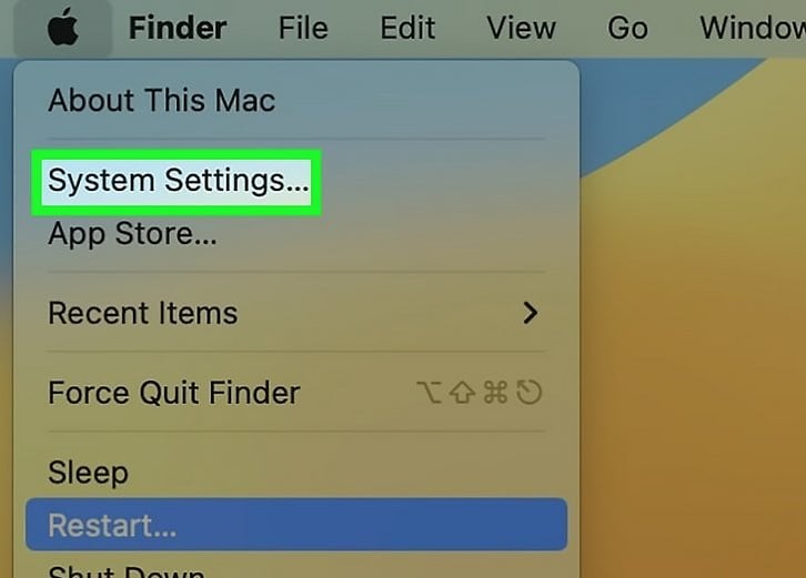 accessing system settings on mac 