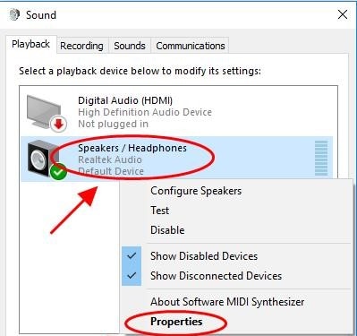 disable audio enhancement