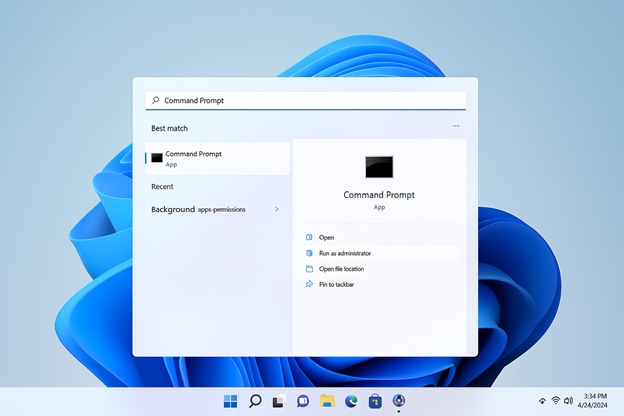 open command prompt