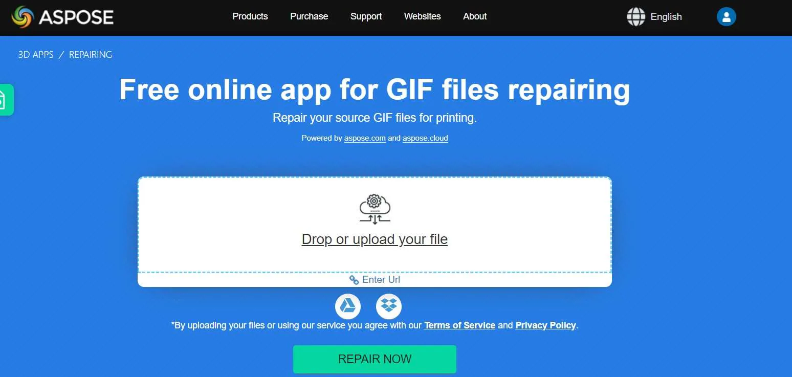 fix gif with aspose website 