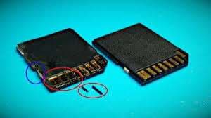 inspect sd card for physical damage