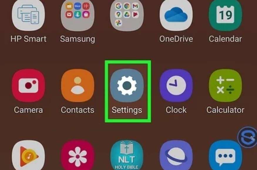 open settings on android