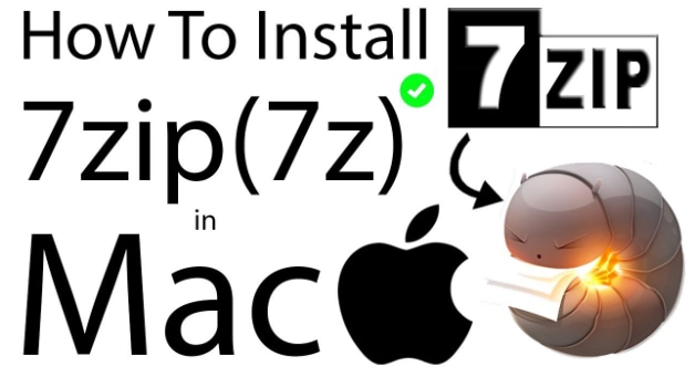 how to install 7zip for mac