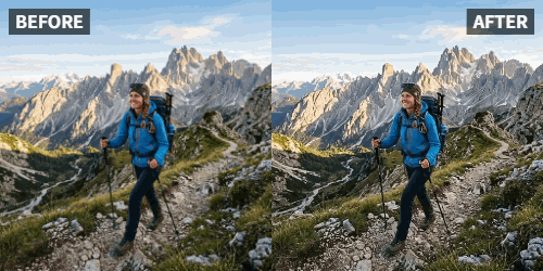 animated pet photo and travel photo for Instagram