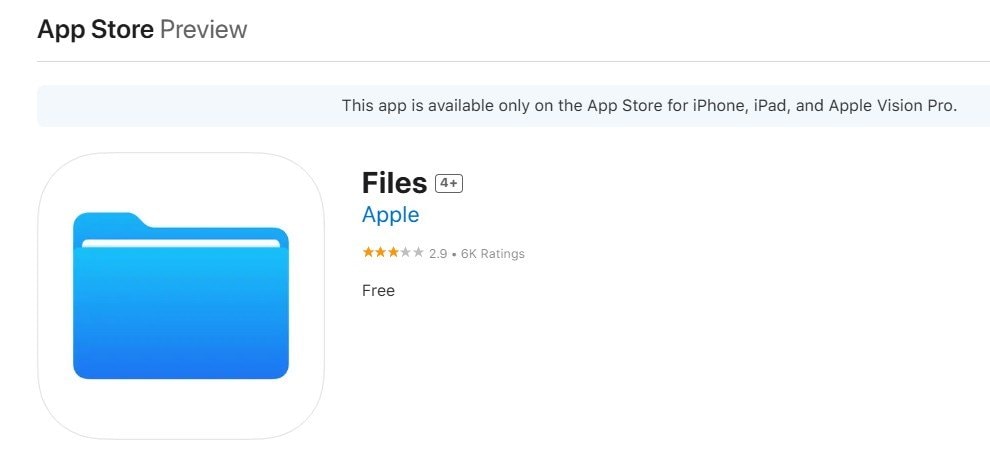 apple files app