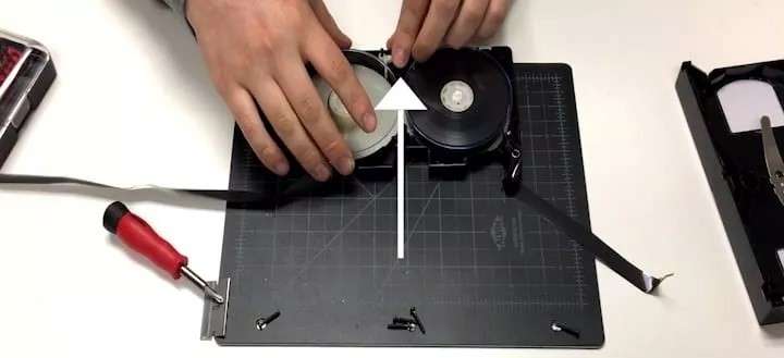 repair a vcr tape transfer