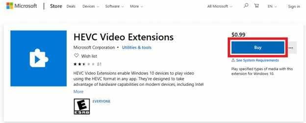 download hvec video extensions 