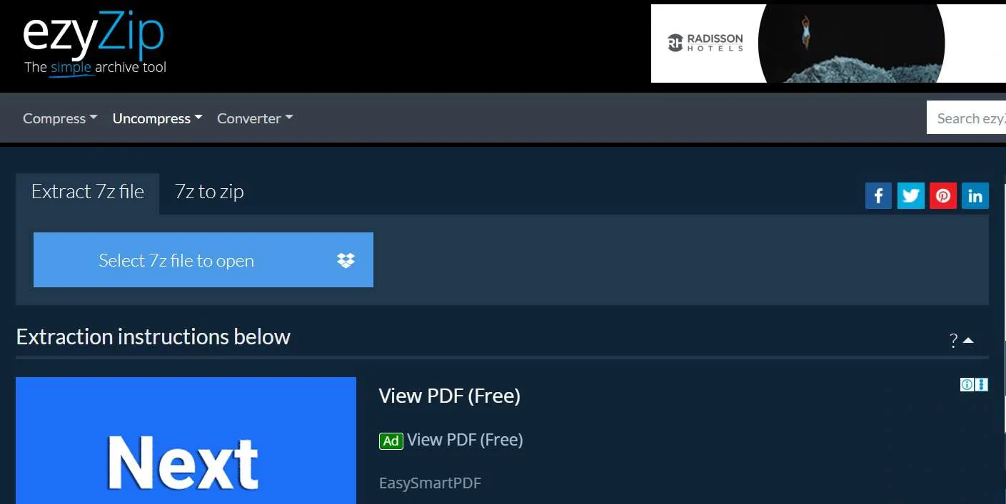 ezy zip 7x extractor online 