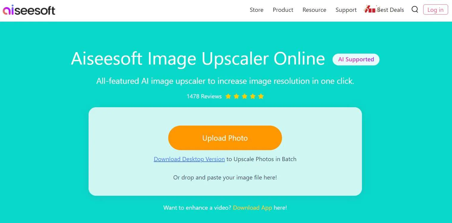 Aiseesoft Image Upscaler