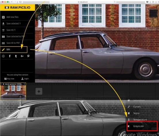 convertisseur d'image raw.pics.io