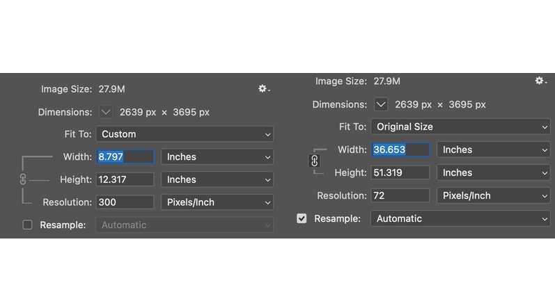 increasing image dpi