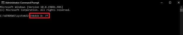 chkdsk