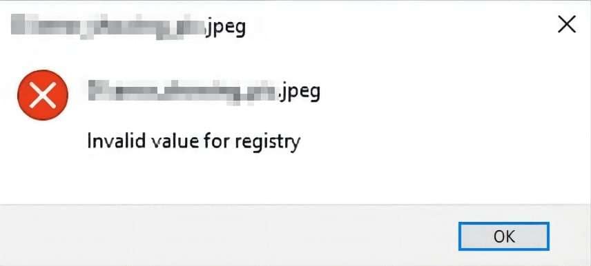 Valore non valido per il file registry.jpgerror 