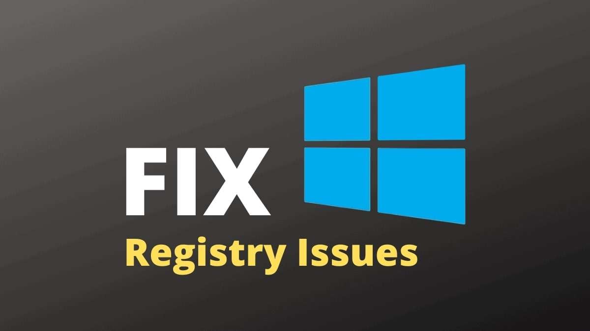 fixing registry issues illustration 