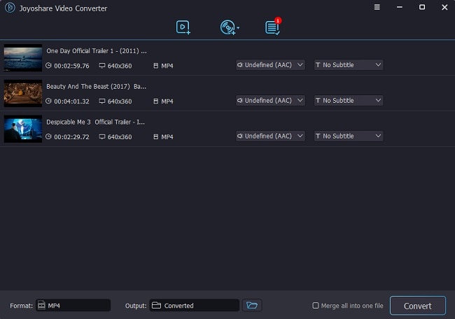 joyshare vidikit intefaz de usuario 