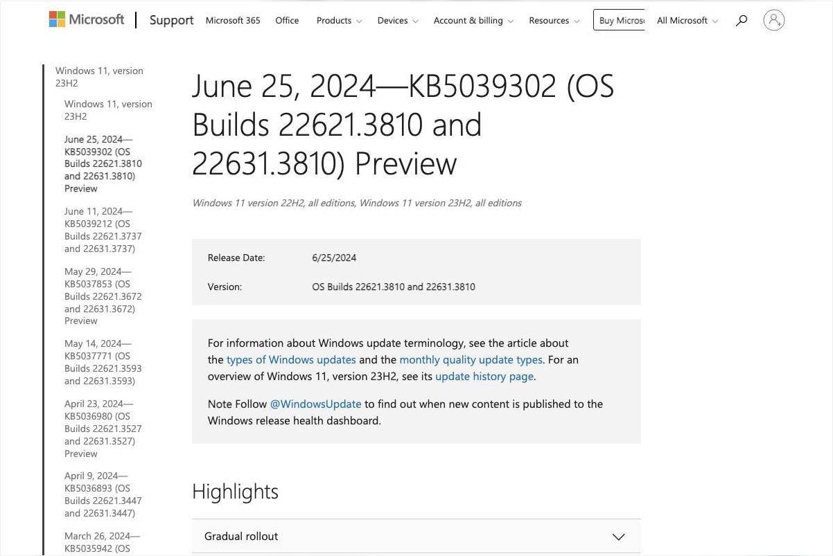 microsoft kb5127648 fixes for explorer black screen and ac-3 audio