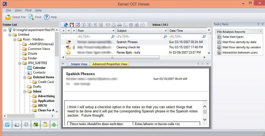 visión general de kernel ost viewer