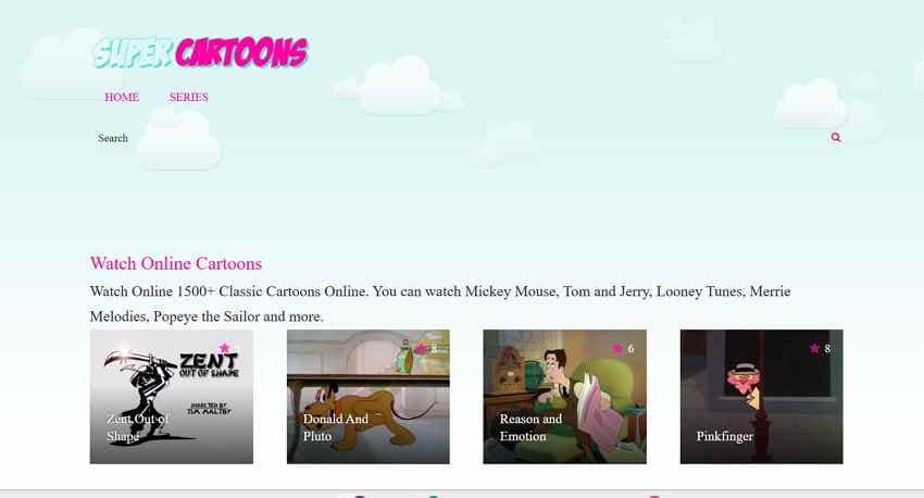 supercartoons classic animation library