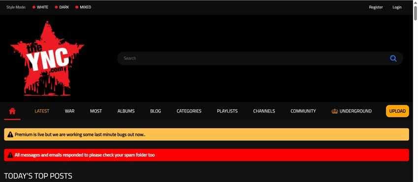 theync uncensored video platform