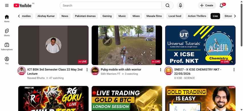 youtube viral video browsing