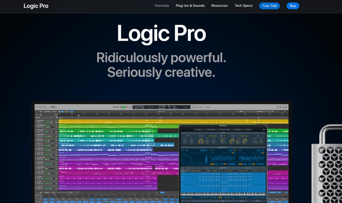logic pro mixing tool