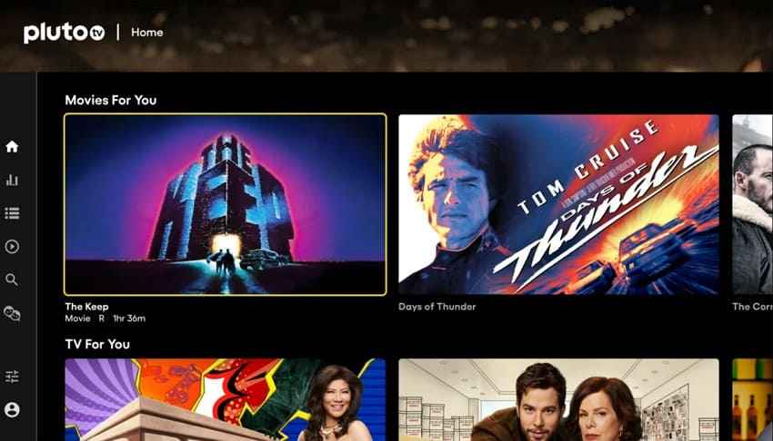 pluto tv movie channels