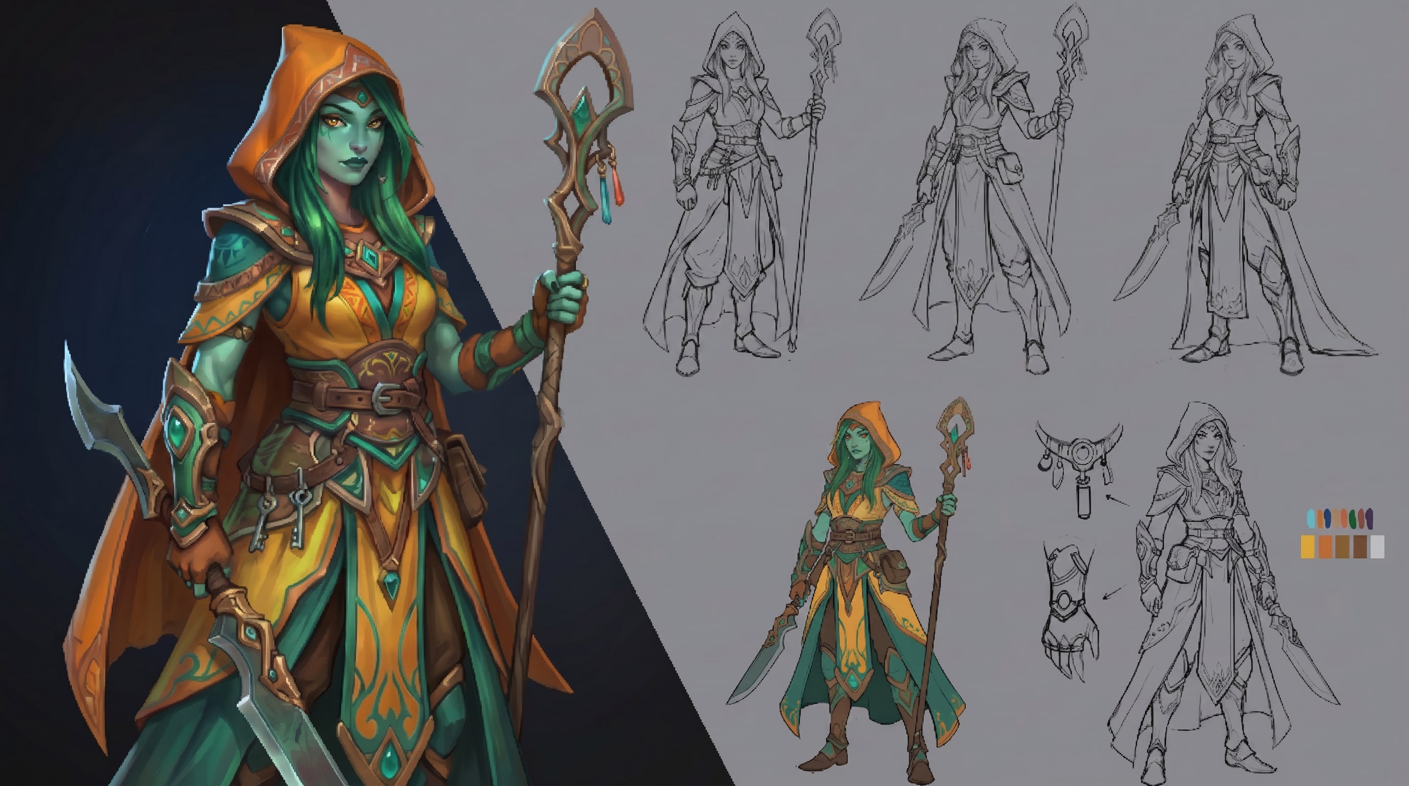 low res concept art before