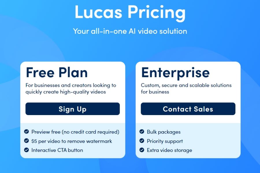 lucas pricing