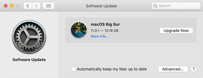 updating a mac
