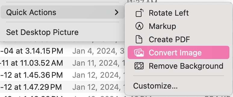 macos convert image feature