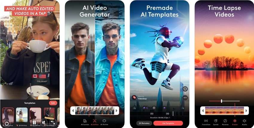 videpleap ai video editor app