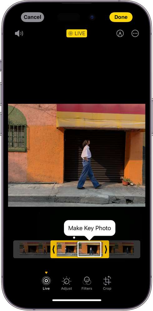 edit live photos on iphone devices