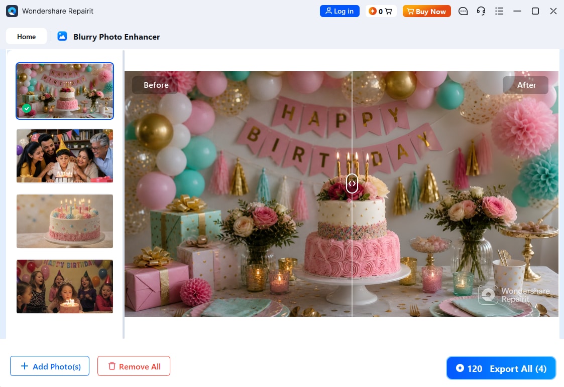 edited photo set with multiple photo editor