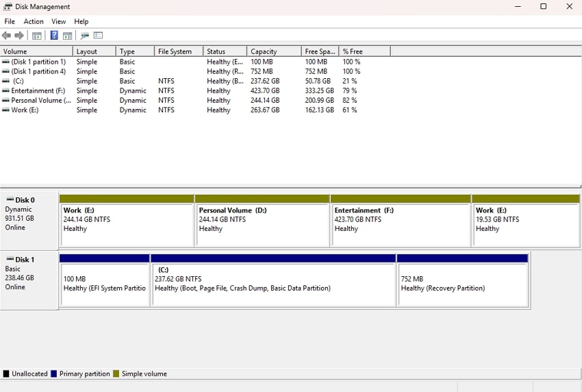 windows disk management software